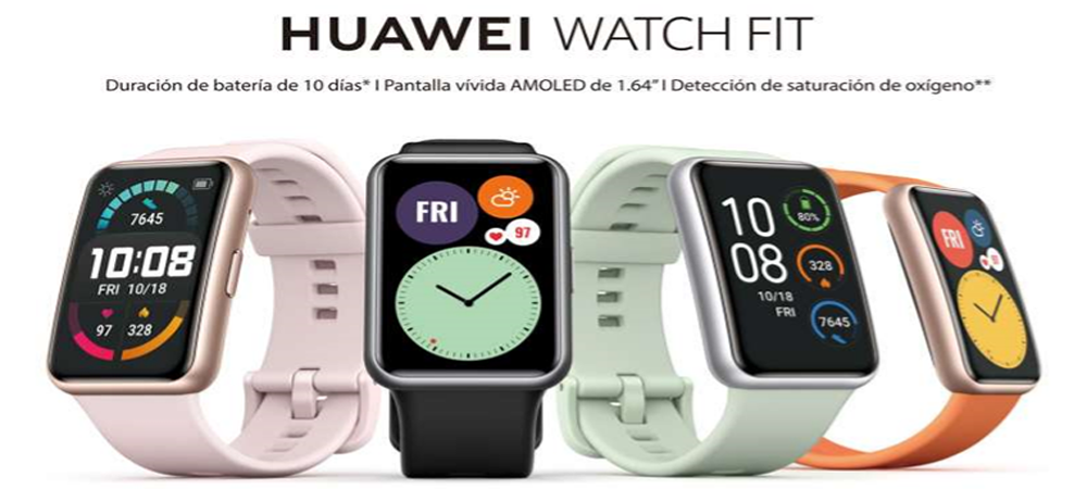 Huawei confirma llegada de su Watch Fit al país en pocos días